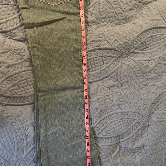 Frankie B. Jeans Size 2, low rise, Rhinestone Butterfly -RARE! - Picture 10 of 11